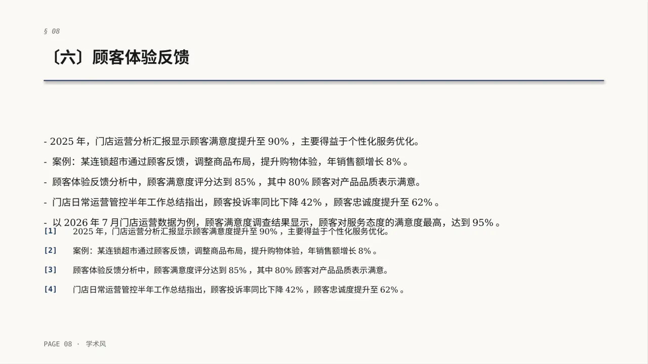 单店日常运营管理报告PPT模板 第8页预览