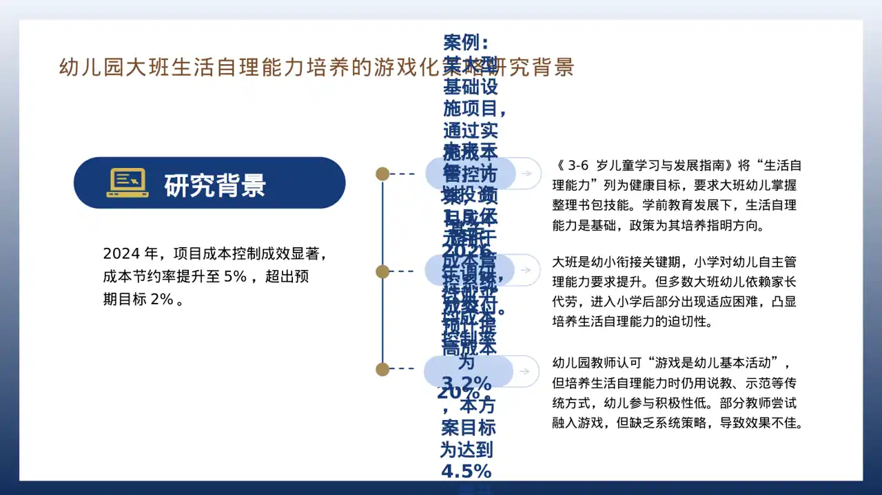 项目成本管控专项方案 PPT模板 第9页预览