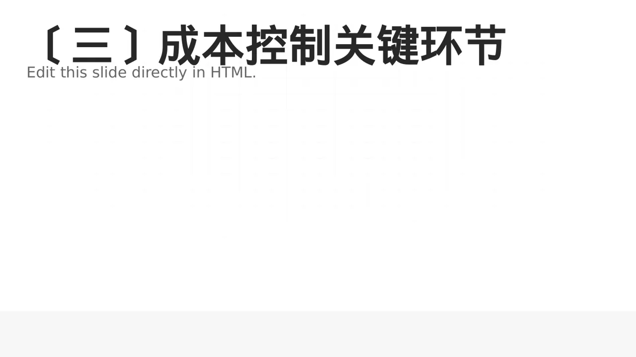项目成本管控专项方案 PPT模板（数据图表风）-4 第4页预览