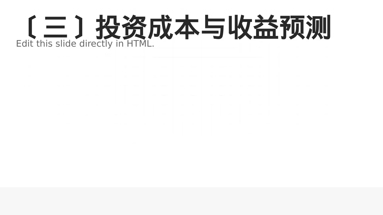 科技商务风小额投资回报分析报告PPT模板 第4页预览