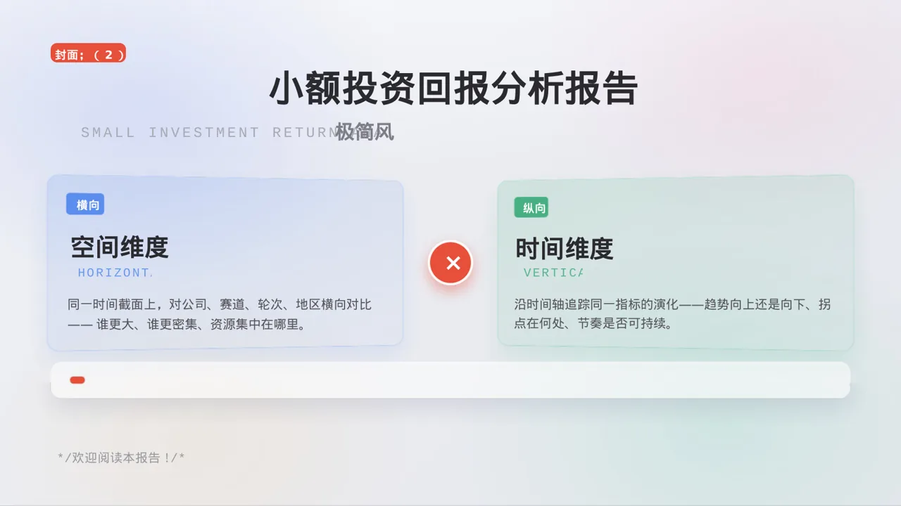 极简风小额投资回报分析报告PPT模板（黑白极简风）-2 第3页预览