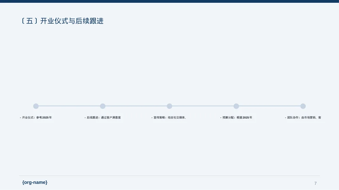 线下新店开业策划方案 PPT模板 第7页预览