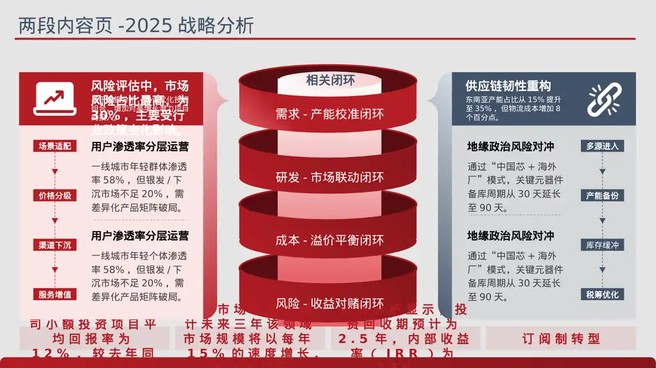 小额投资回报分析报告PPT模板（蓝色商务风） 第4页预览