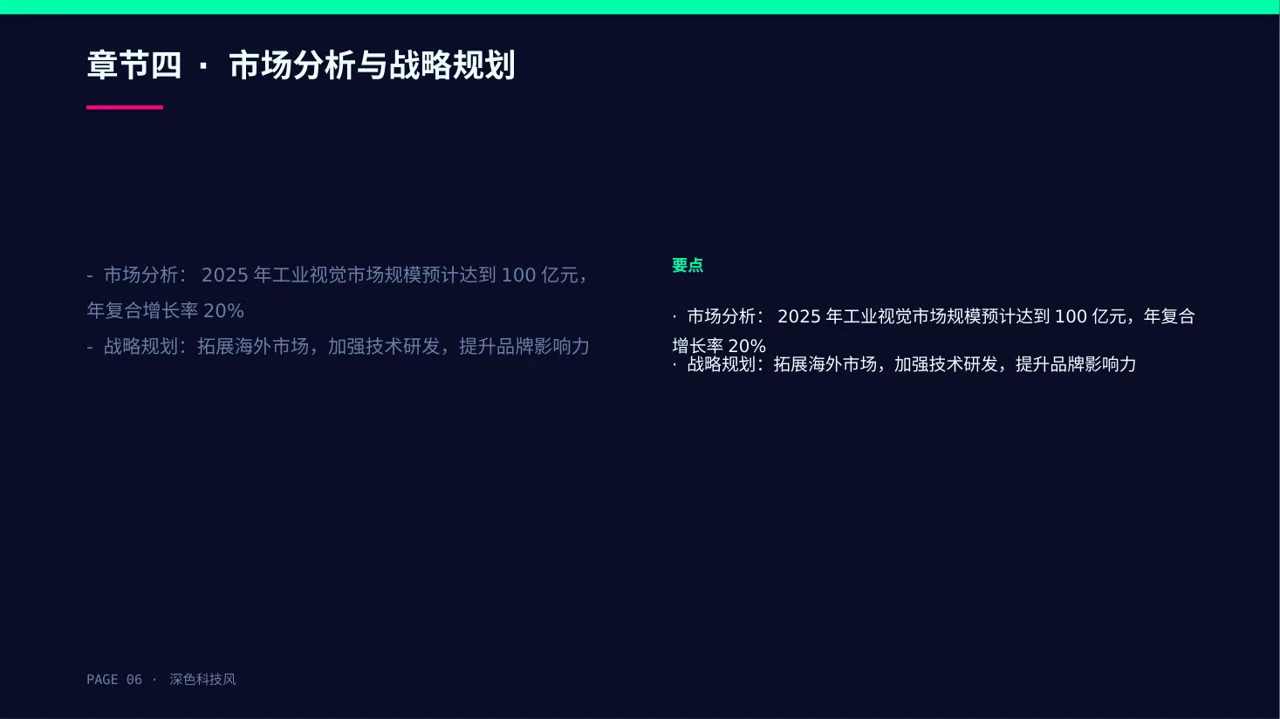 公司年度经营总结年会PPT模板 第6页预览