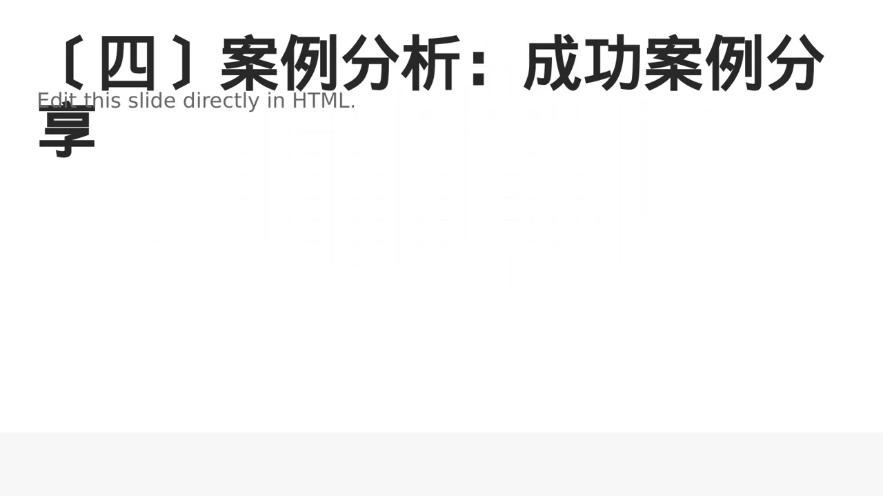 行业峰会企业发言PPT模板（黑白极简风） 第5页预览