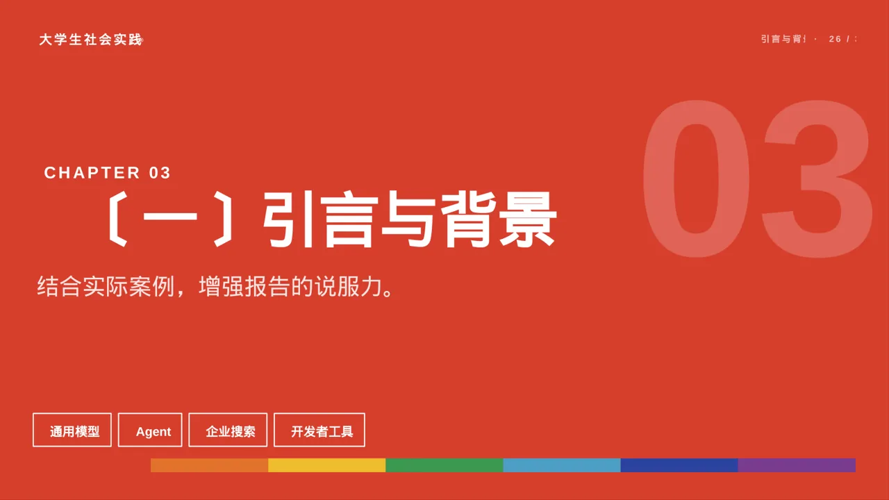大学生社会实践心得报告PPT模板 第5页预览