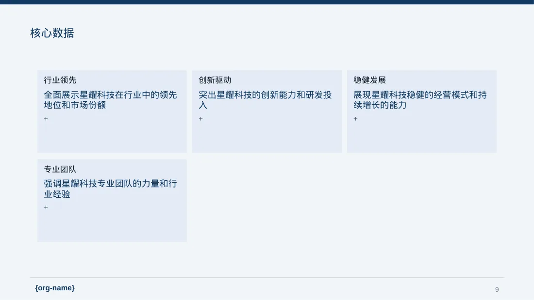 行业地位介绍展示文稿 PPT模板 第9页预览