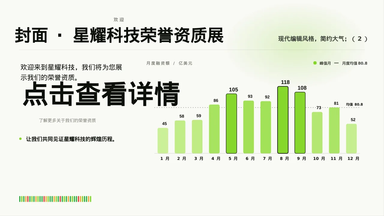 企业荣誉资质展示 PPT模板 第3页预览