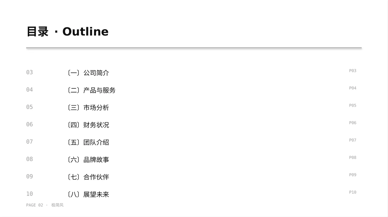 企业完整版品牌介绍 PPT模板 第2页预览