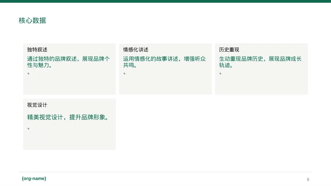 品牌故事宣传讲解 PPT模板 第8页预览