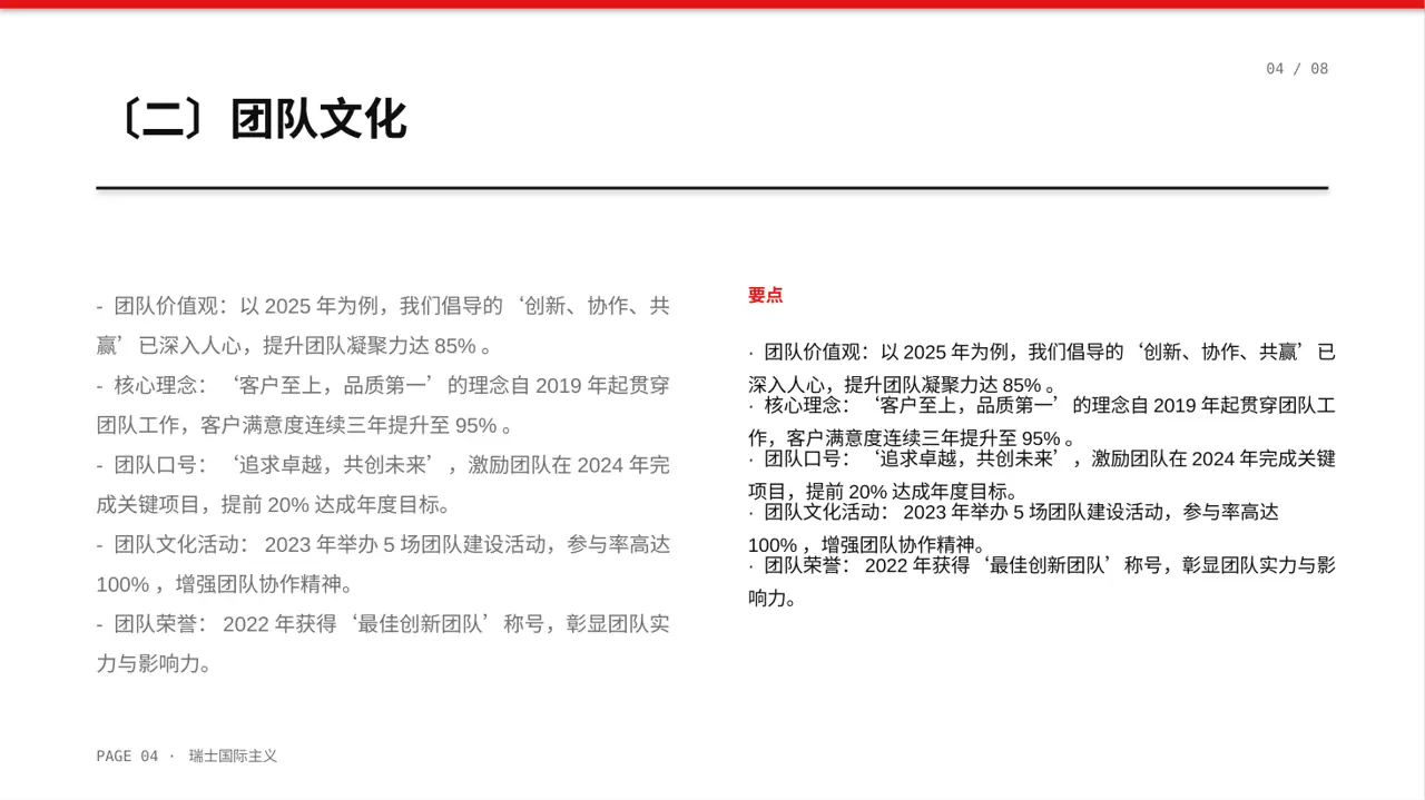 企业团队风采展示PPT模板 第4页预览