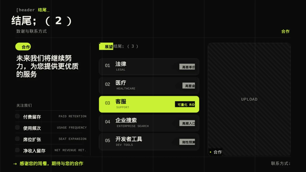 企业团队风采展示 PPT模板（深色科技风）-2 第10页预览