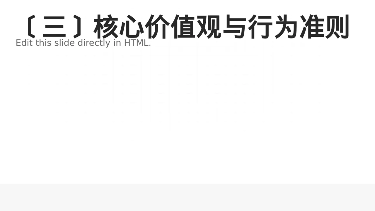企业文化理念宣讲 PPT模板 第4页预览