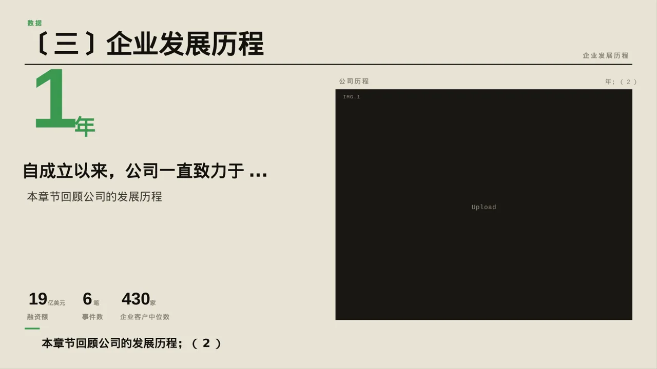 企业文化理念宣讲课件 PPT模板（黄蓝几何风）-3 第7页预览