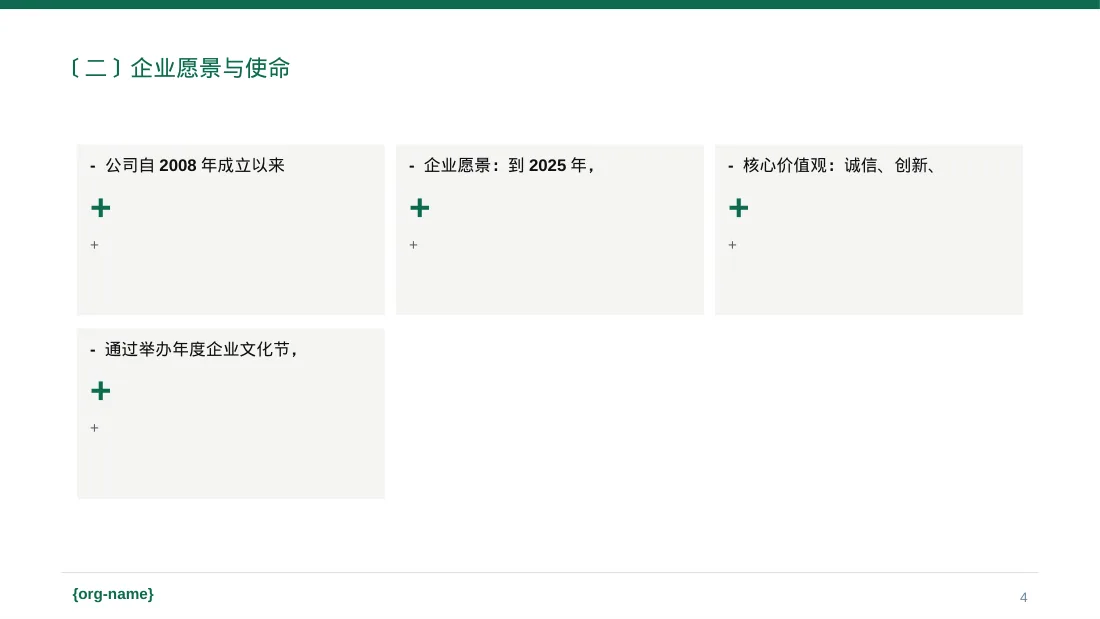 企业文化理念宣讲课件 PPT模板 第4页预览