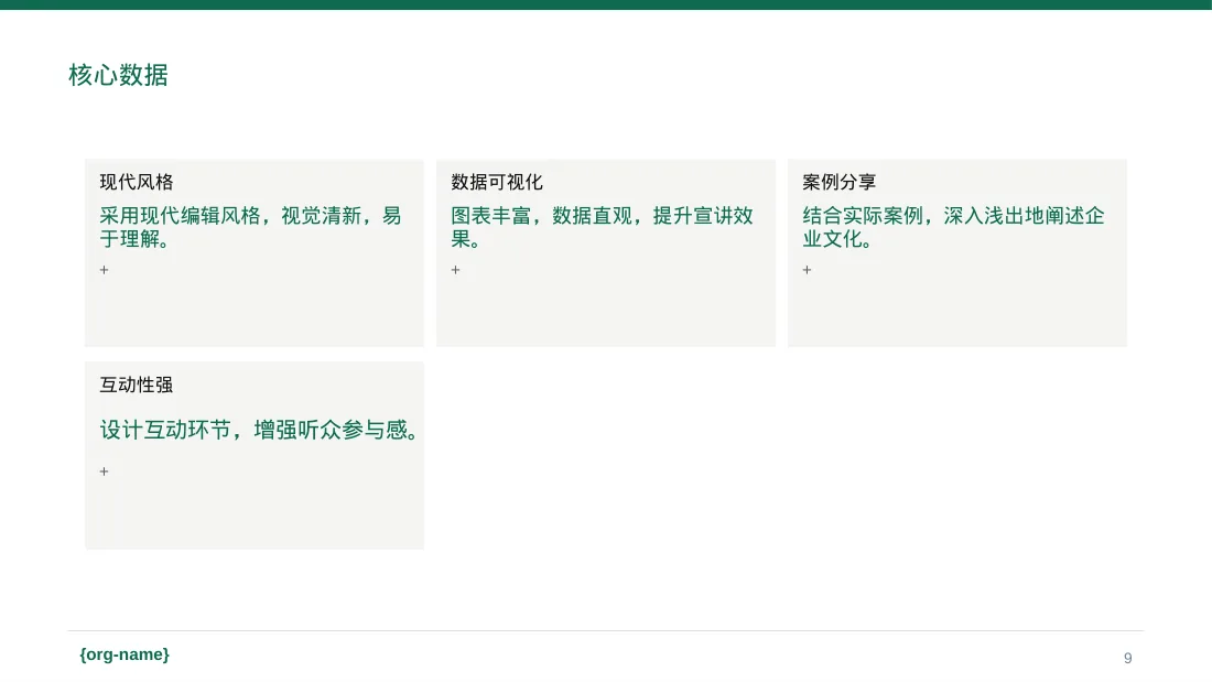 企业文化理念宣讲课件 PPT模板 第9页预览