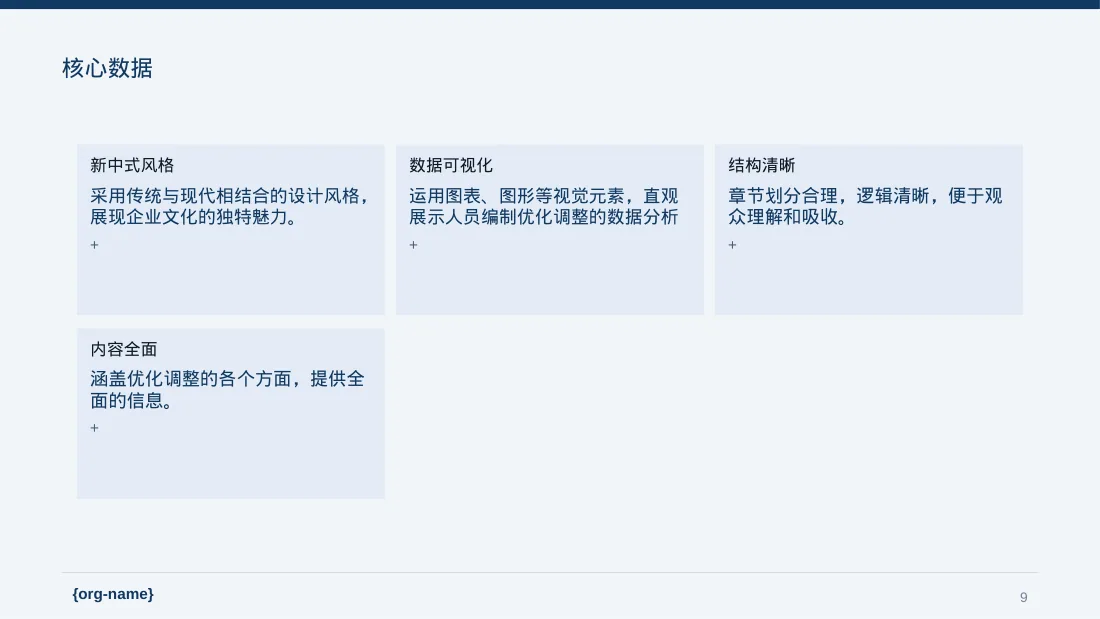人员编制优化调整说明PPT模板 第9页预览