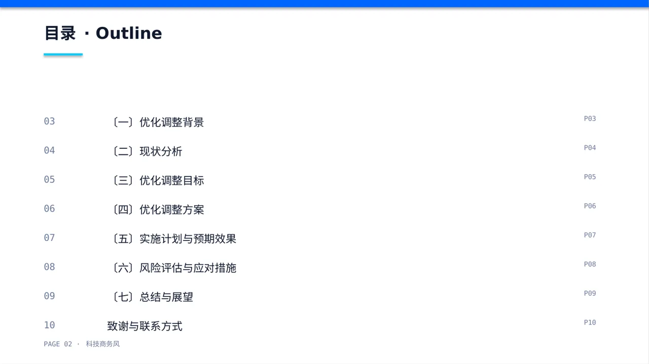 人员编制优化调整说明PPT模板 第2页预览