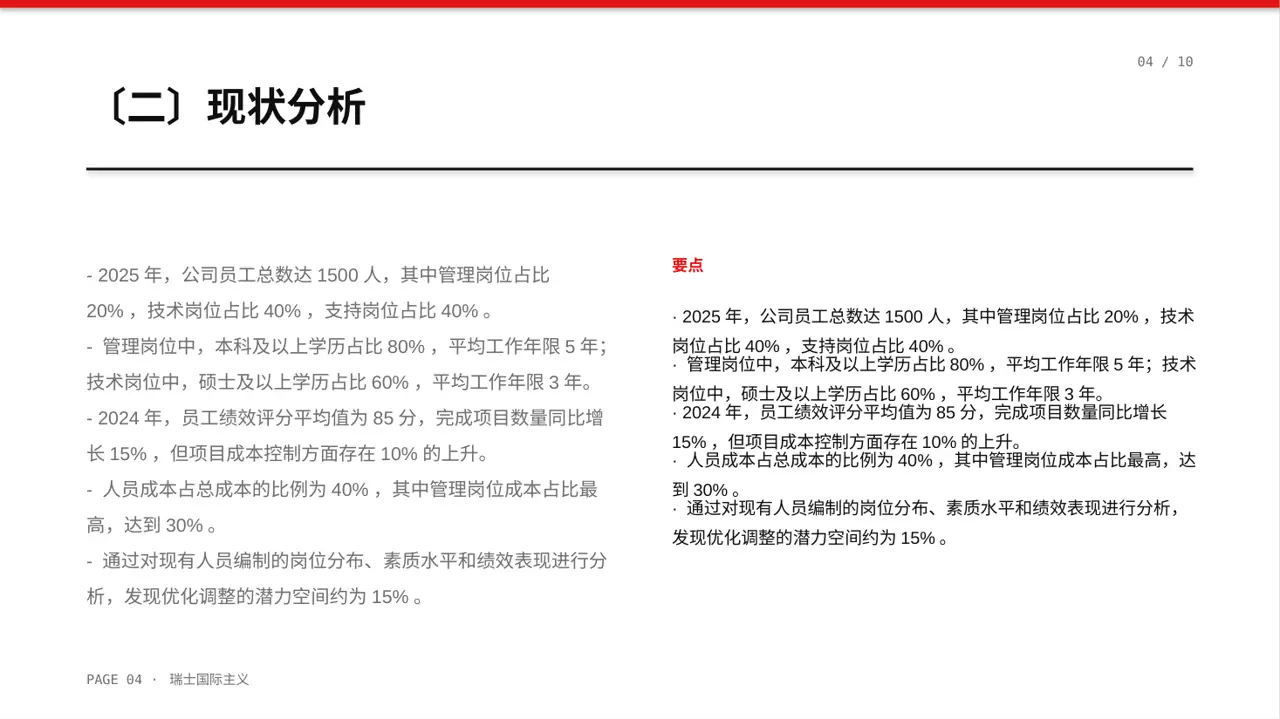 人员编制优化调整说明PPT模板 第4页预览