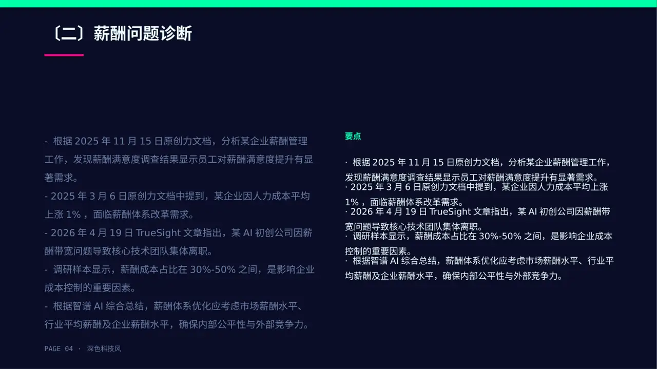 薪酬体系优化讲解 PPT模板 第4页预览