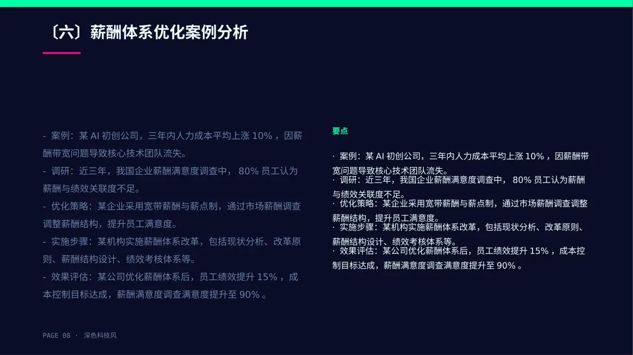 薪酬体系优化讲解 PPT模板 第8页预览