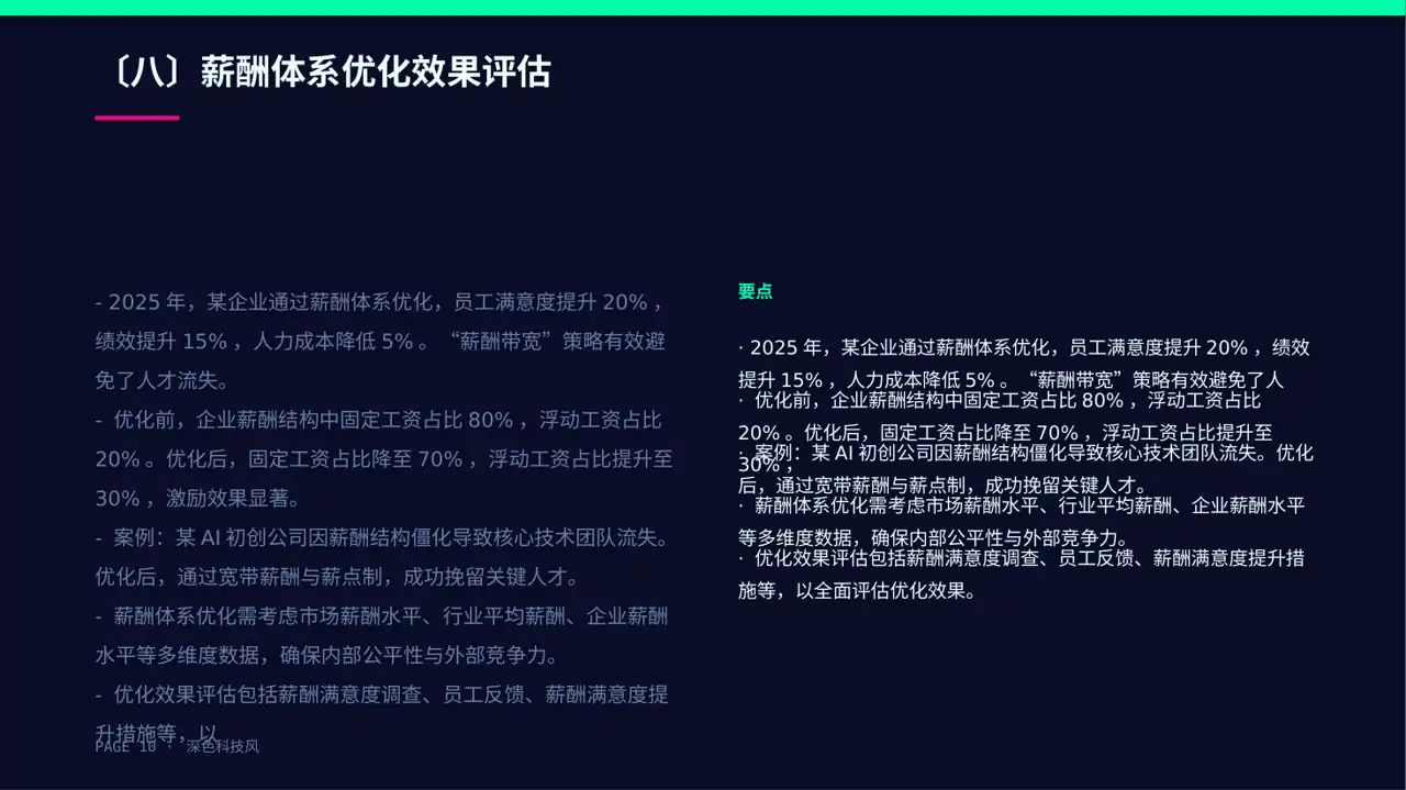 薪酬体系优化讲解 PPT模板 第10页预览