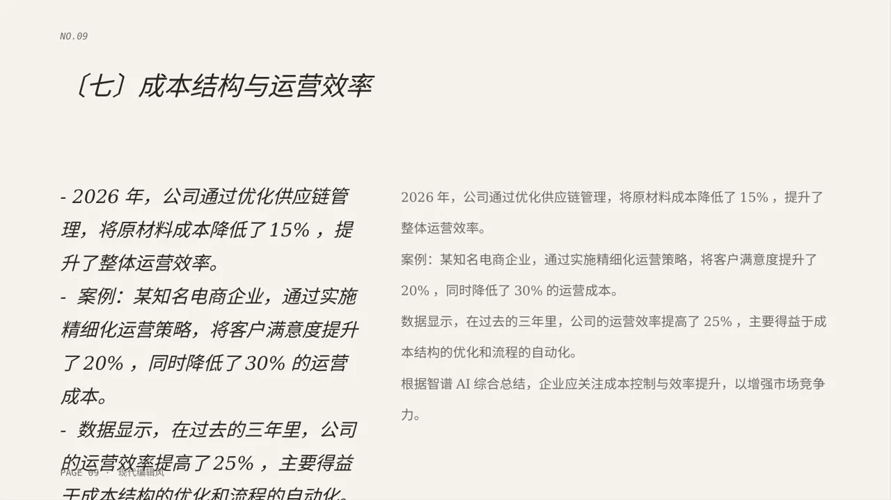 企业整体商业模式梳理报告PPT模板（红黑杂志风）-2 第9页预览