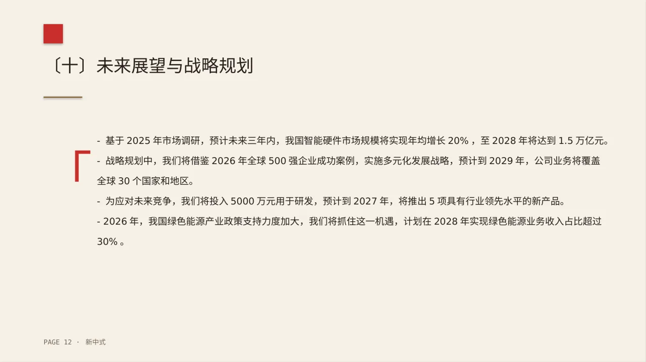 企业整体商业模式梳理报告PPT模板（新中式）-2 第12页预览