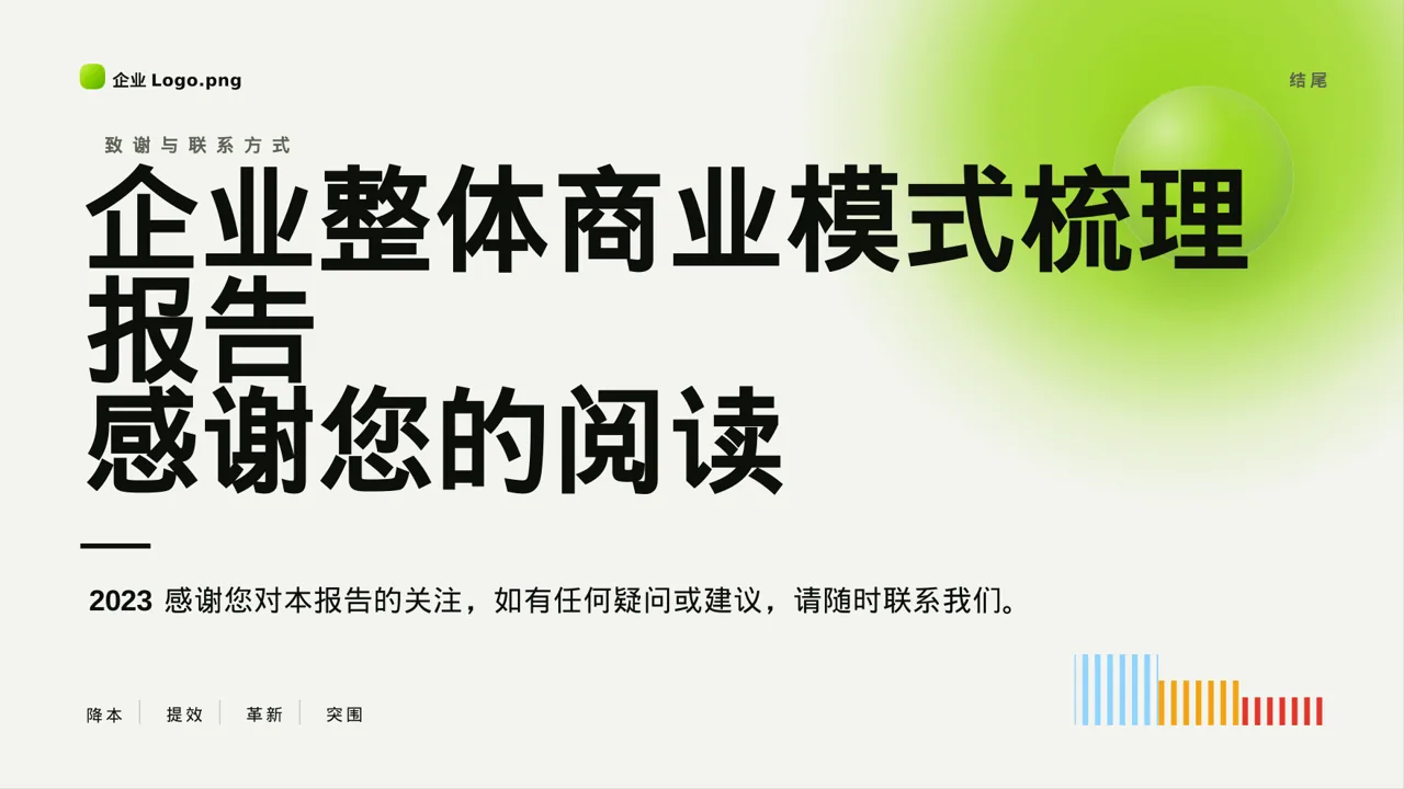 企业整体商业模式梳理报告PPT模板（红黑杂志风）