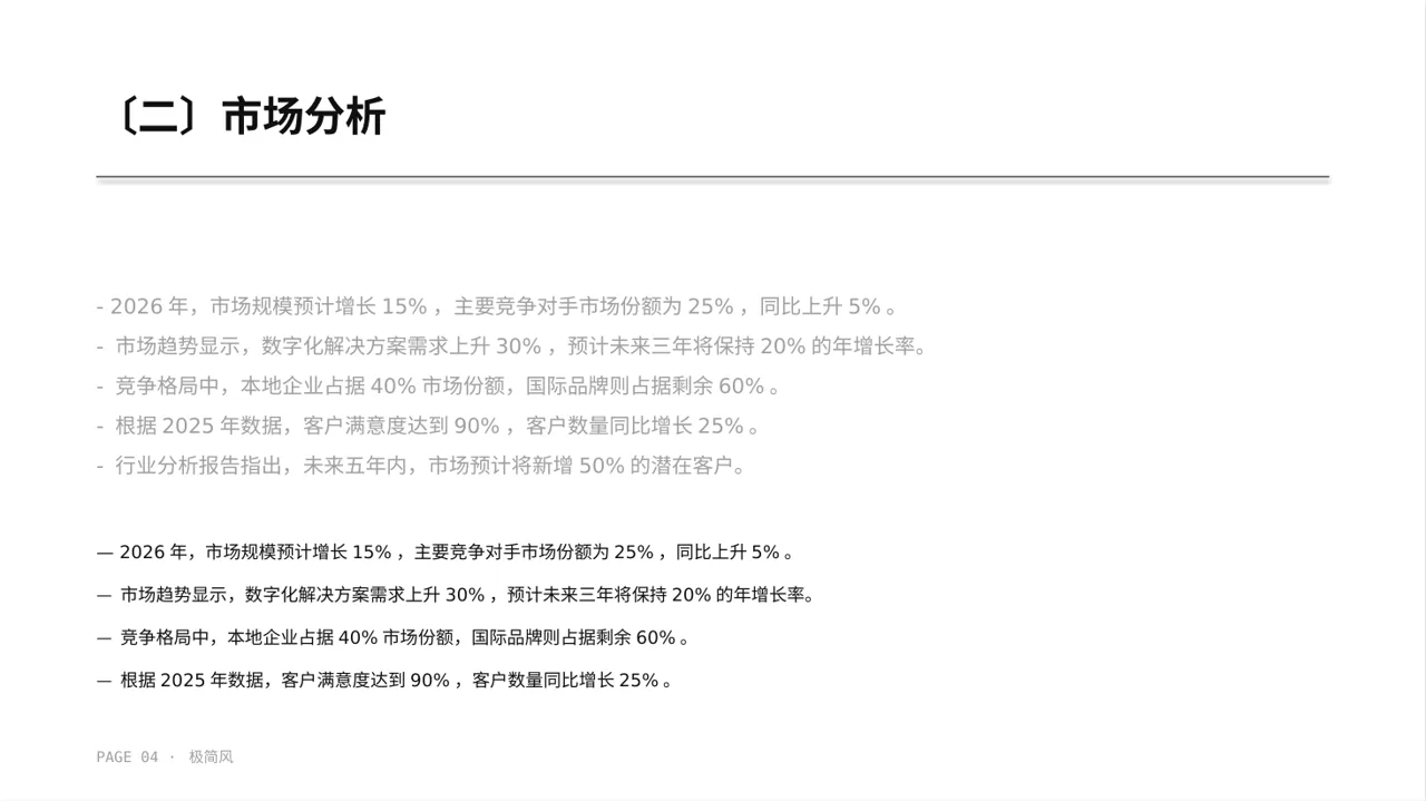 企业整体商业模式梳理报告 PPT模板 第4页预览