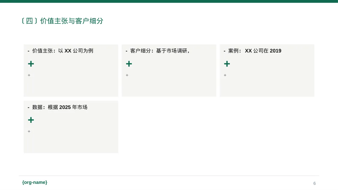企业整体商业模式梳理报告PPT模板（红黑杂志风）-3 第6页预览
