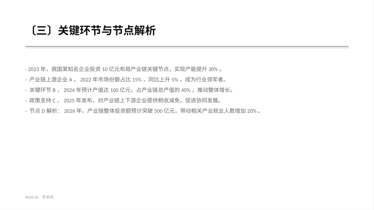 上下游产业链布局讲解 PPT模板 第5页预览