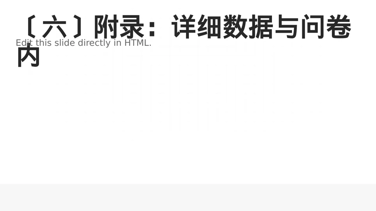 调查问卷数据整理展示 PPT模板 第7页预览