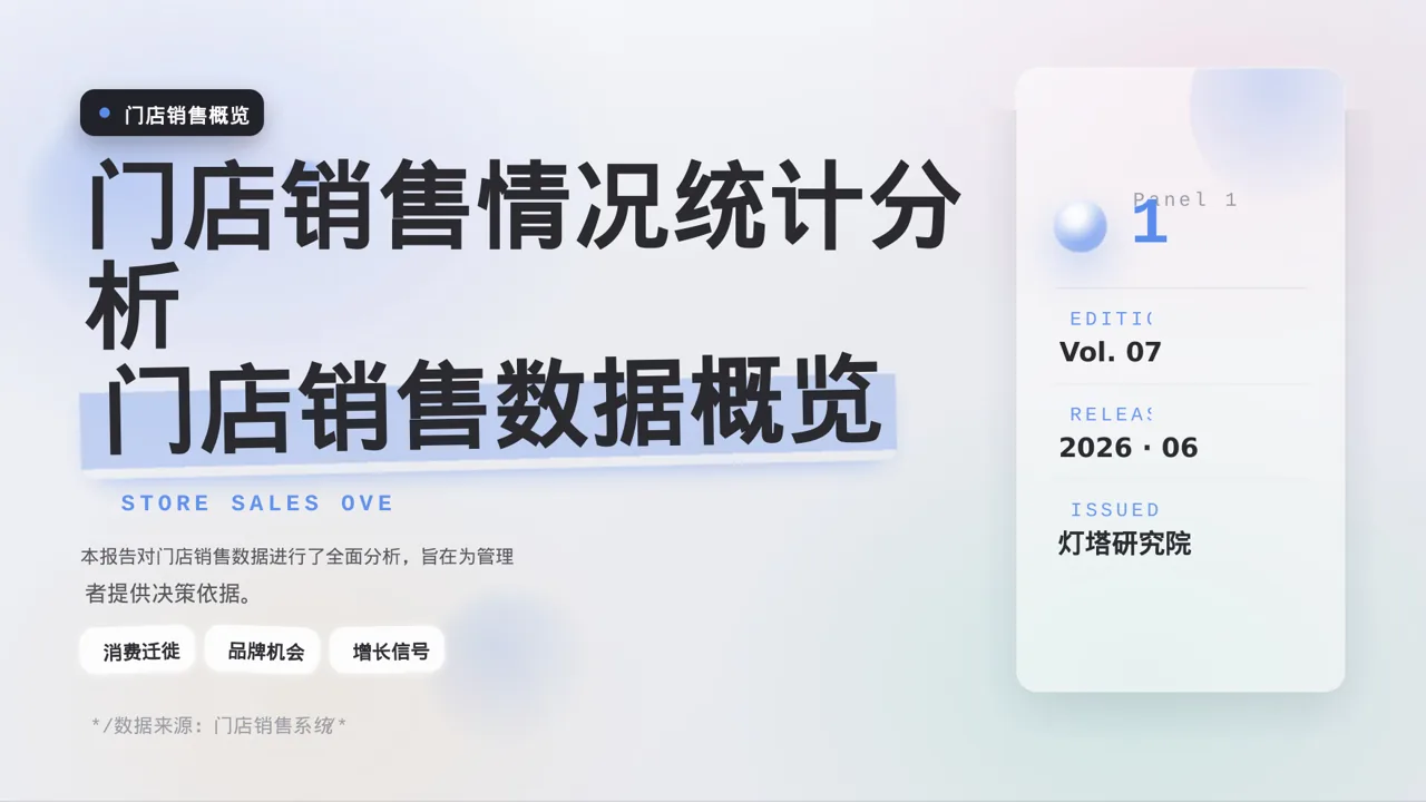 门店销售情况统计分析 PPT模板（黑白极简风）-2-2