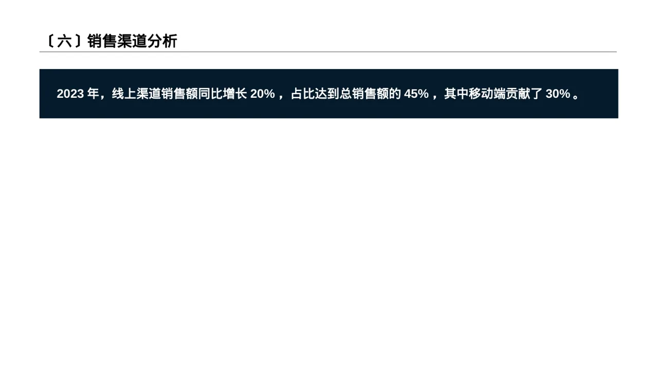 年度销售数据拆解汇报PPT模板 第7页预览
