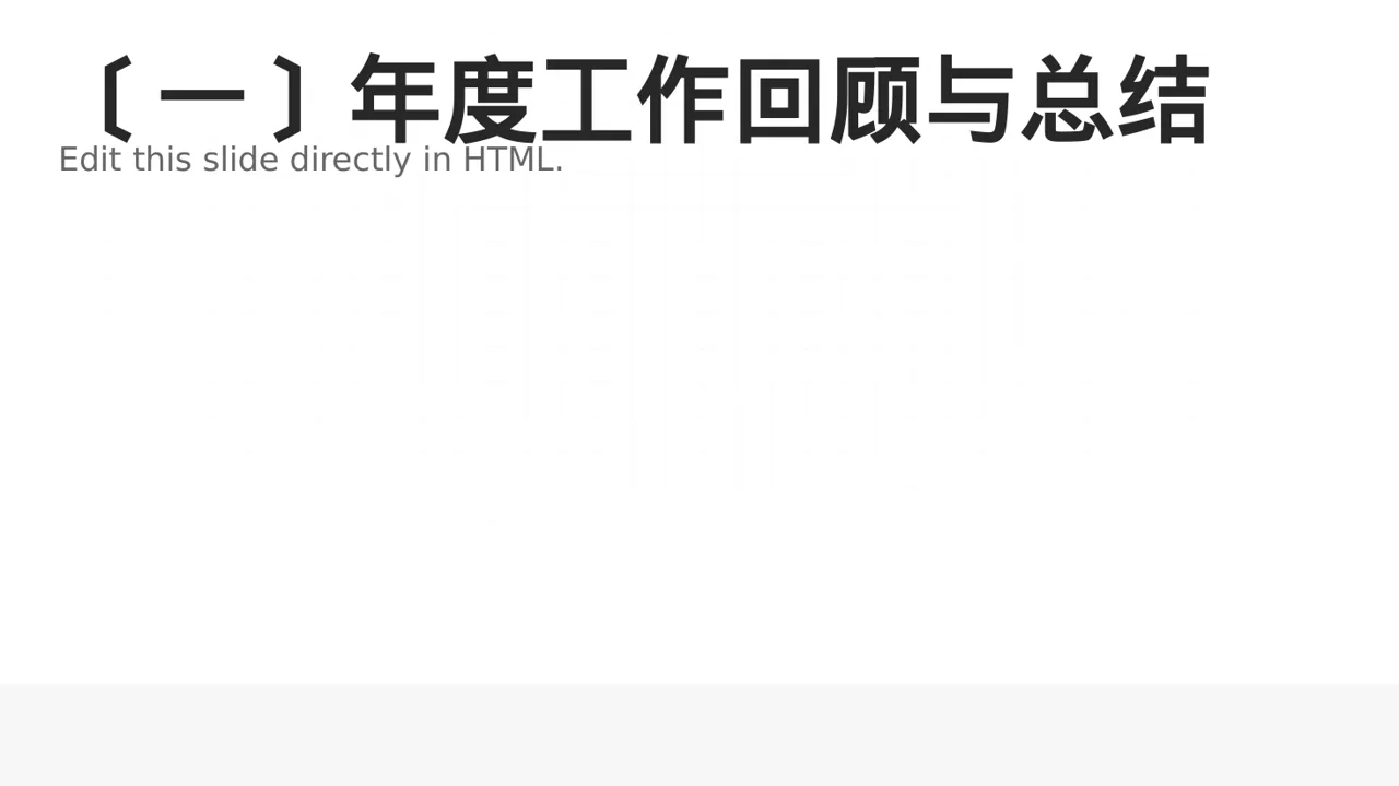 部门负责人年终述职报告PPT模板（深蓝学术风） 第2页预览