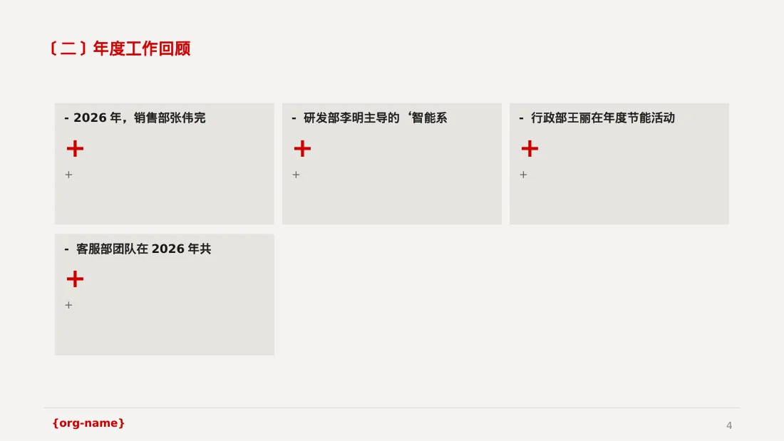 年度优秀员工表彰大会PPT模板 第4页预览