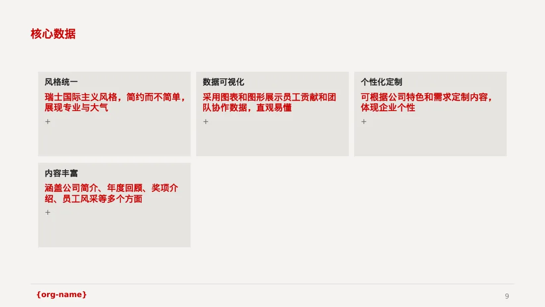 年度优秀员工表彰大会PPT模板 第9页预览