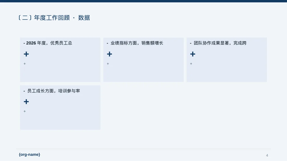 年度优秀员工表彰大会PPT模板 第4页预览