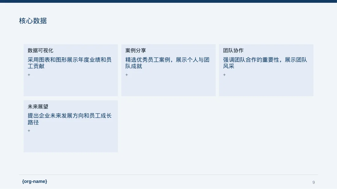 年度优秀员工表彰大会PPT模板 第9页预览