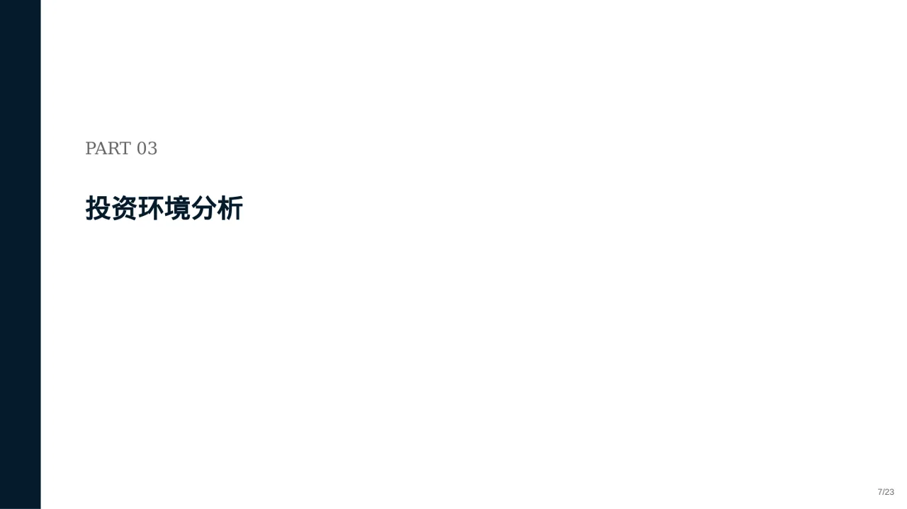项目投资可行性研究报告PPT模板 第7页预览