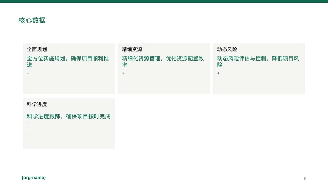 新建项目落地实施规划方案PPT模板（红黑杂志风）-2 第9页预览