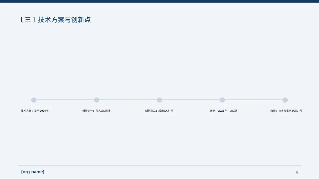 政府扶持项目立项申报PPT模板 第5页预览