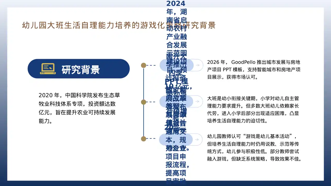 政府扶持项目立项申报 PPT模板 第9页预览