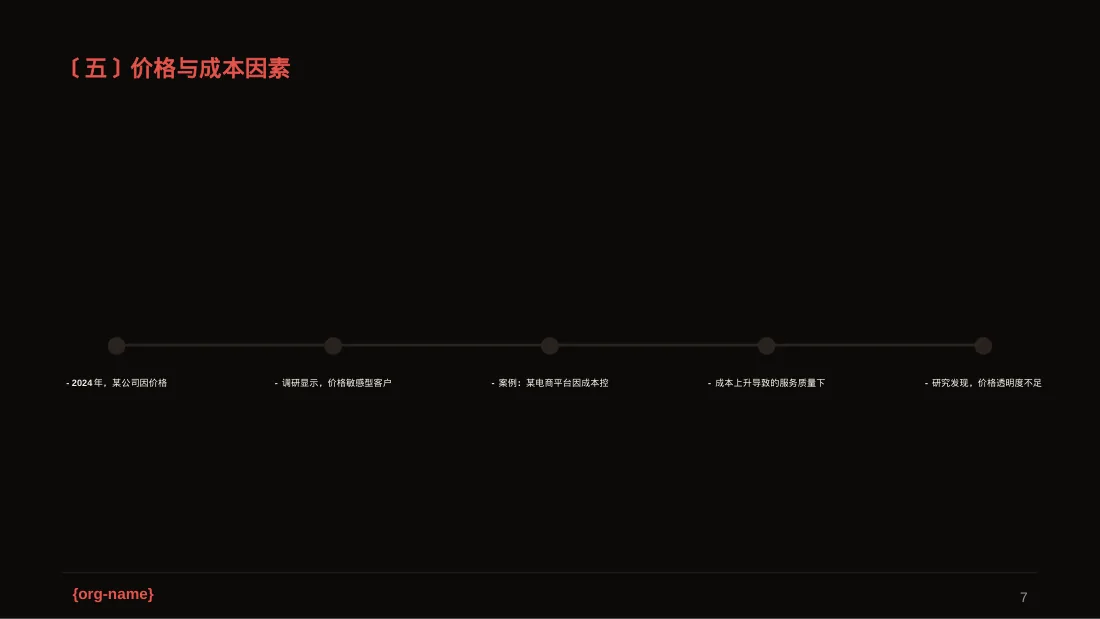 客户流失原因调研分析 PPT模板 第7页预览