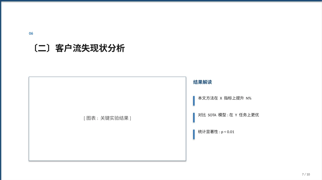 客户流失原因调研分析PPT模板 第7页预览