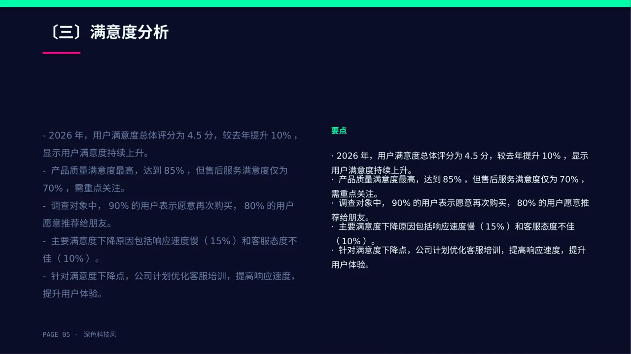 用户满意度调查结果汇总PPT模板 第5页预览