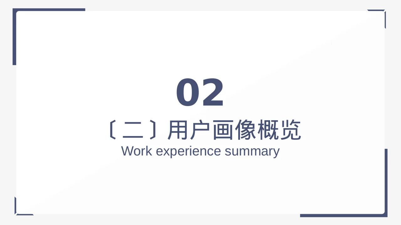 用户人群画像分析展示模板 PPT模板 第7页预览