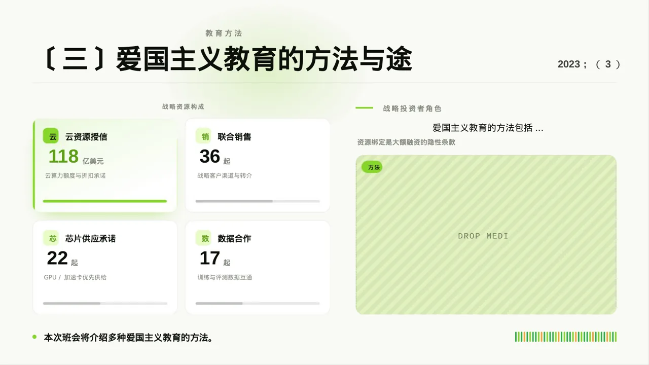 爱国主义教育班会PPT模板（红黑杂志风）-2 第7页预览