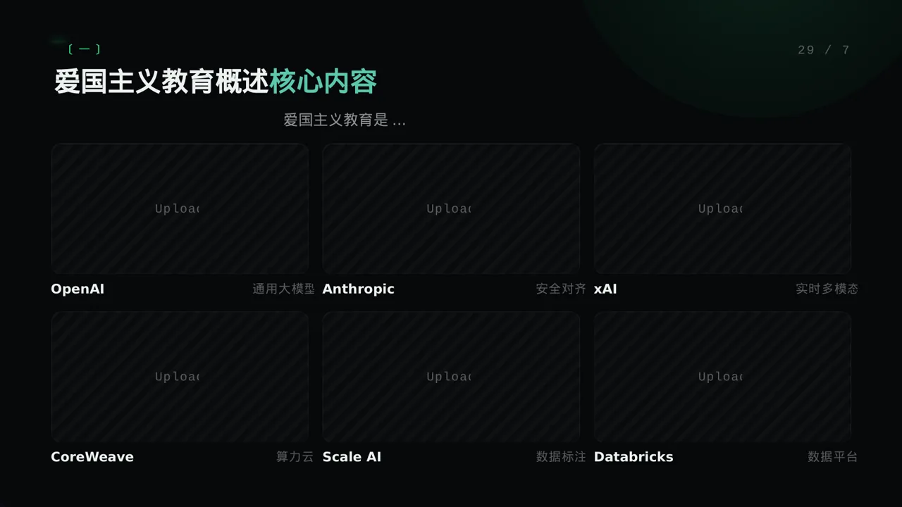 爱国主义教育班会PPT模板（蓝色商务风）-3 第5页预览